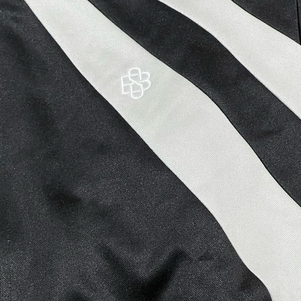 Black Scale men’s havoc tracksuit jacket black cream size medium zip up - Picture 7 of 13